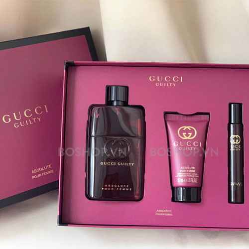 Gucci guilty absolute on sale pour femme set